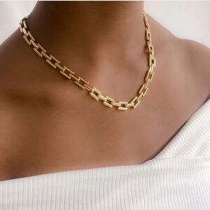 HENRIGIRL Raelynn Adjustable Gold Necklace‎ NWT
